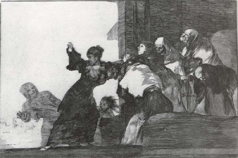 Francisco Goya Working proof for Poor folly China oil painting art